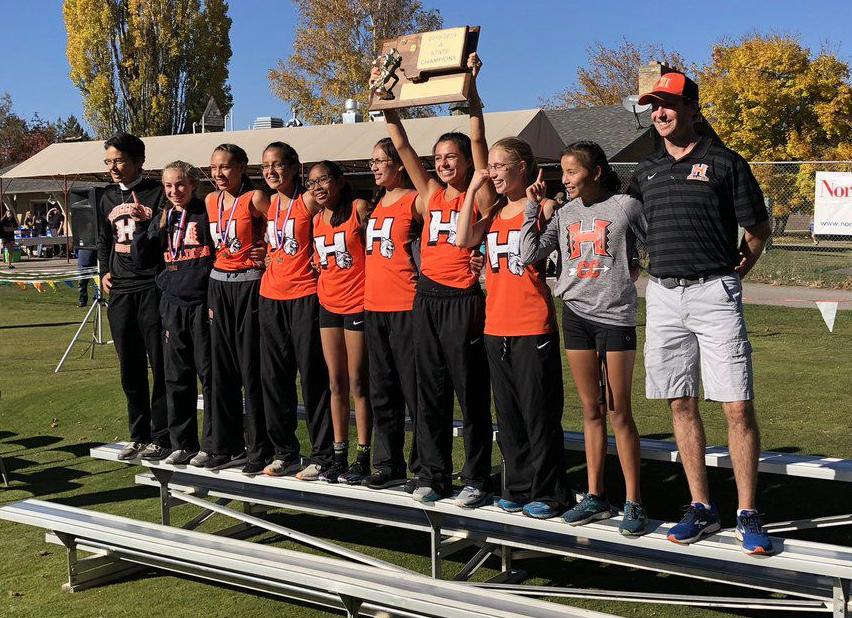 A Cross Country Girls - Hardin Bulldogs